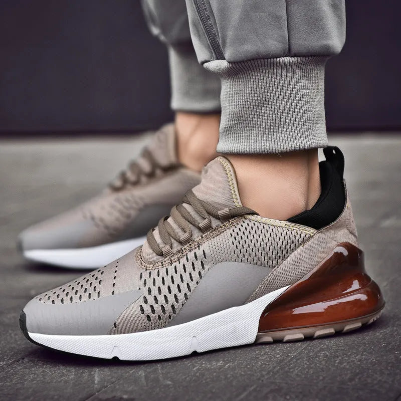 Trend woven flyline breathable sports casual shoes for men, available in black and other colours, low-top design