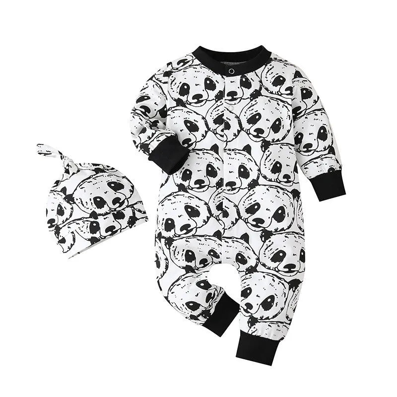 Neutral white baby onesie made from 95% cotton with long sleeves and detachable hood