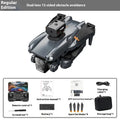 P25 dark blue dual lens brushless drone with 540° obstacle avoidance and GPS return