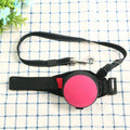 Automatic retractable dog leash extended to 3 metres, shown in vibrant orange colour with ergonomic handle.
