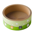 Round deep pit cat scratcher made of corrugated paper in 45cm or 50cm size for cats