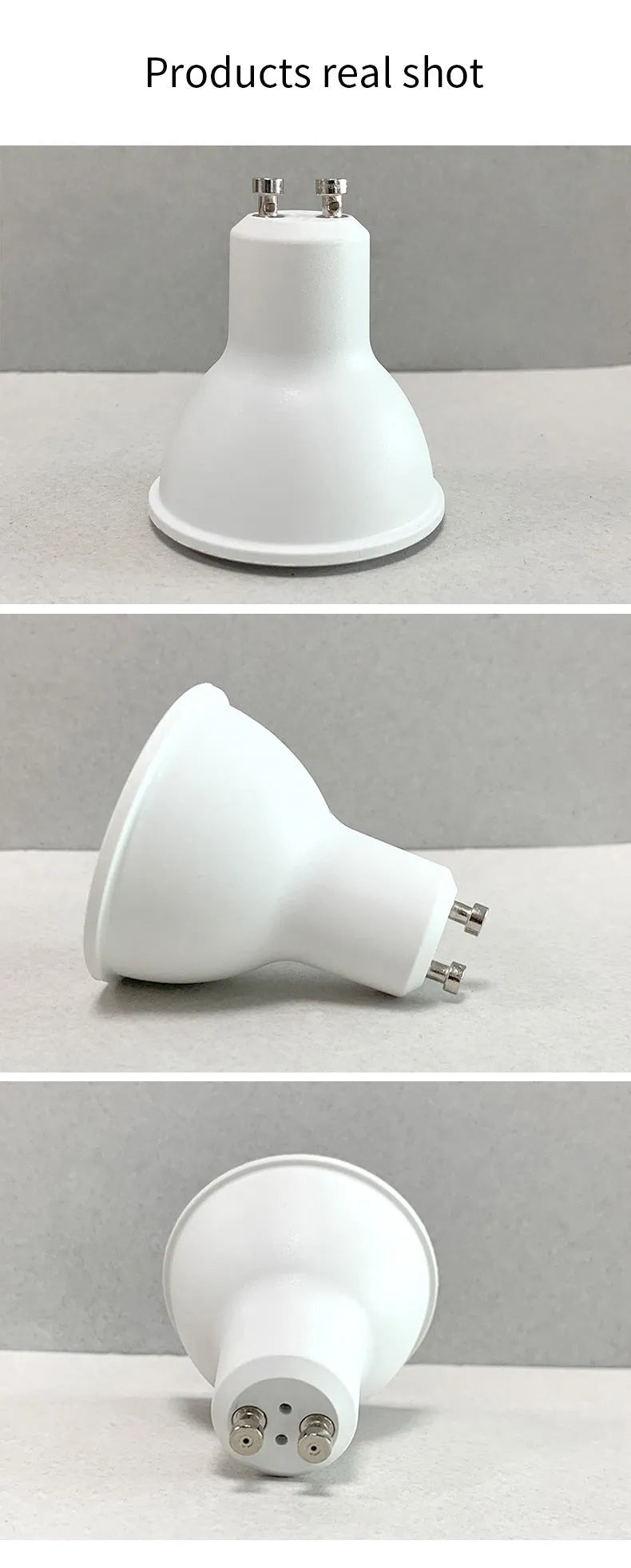 GU10 smart LED spotlight with WiFi connectivity and RGBCCT colour control