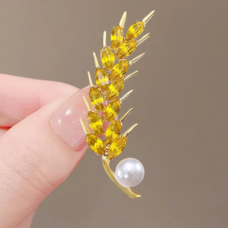 Alloy brooch in natural flower shape with electroplated finish, featuring adjustable and anti-exposure pin closure for women's coats and suits.