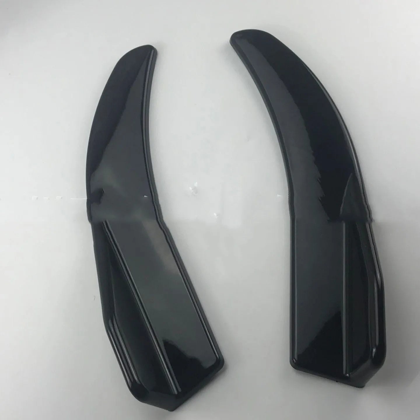 Front and rear carbon fibre deflector lip spoiler for General Motors cars, 440mm wide