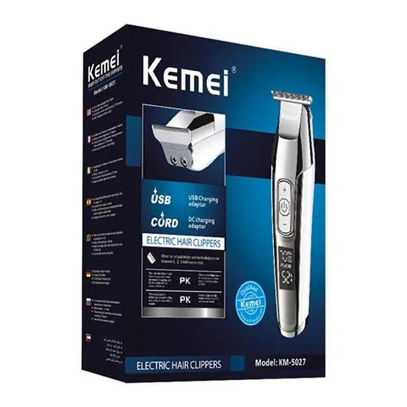 Professional barber scissors with LCD digital display and oil head lubrication mechanism