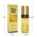 Yellow 50ml hair care essential oil bottle for scalp oil control and perm damage treatment