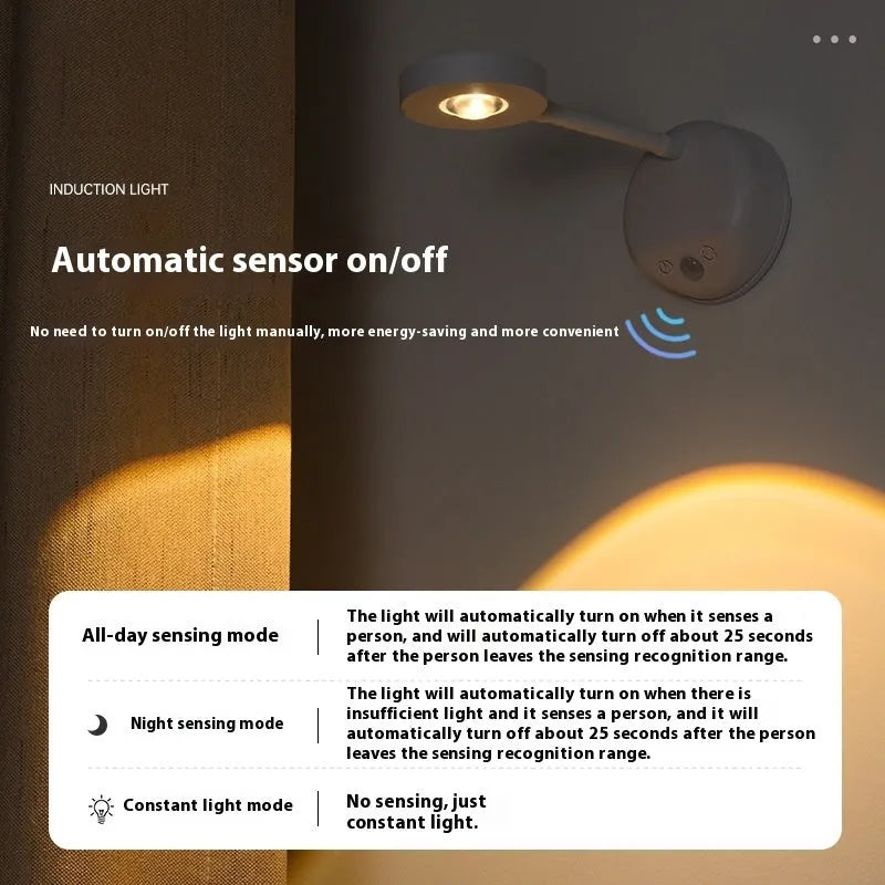 Geometric stereo design wireless wall lamp in black or white colour with remote control