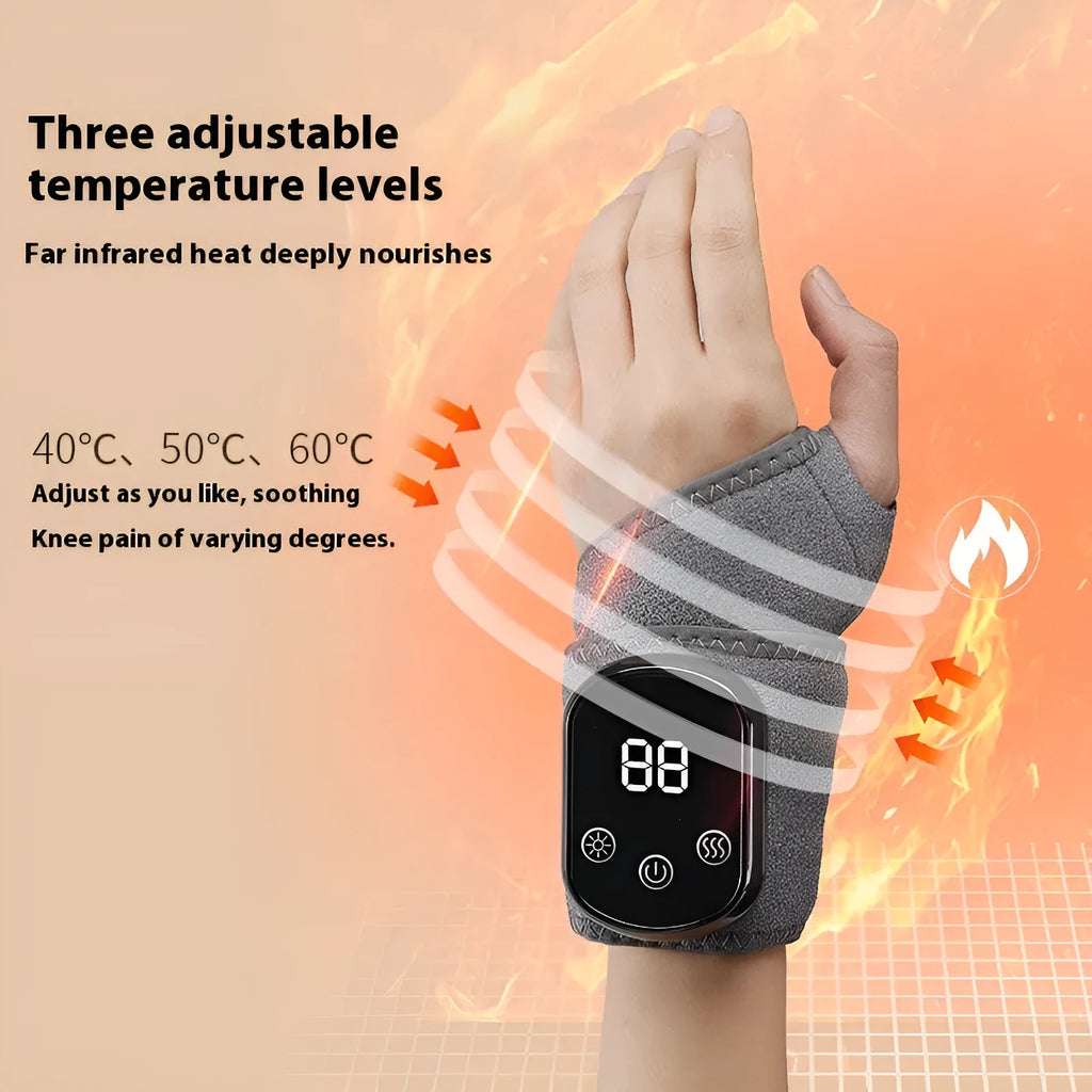 Rechargeable hand massage instrument with cloth construction and Type-C charging cable