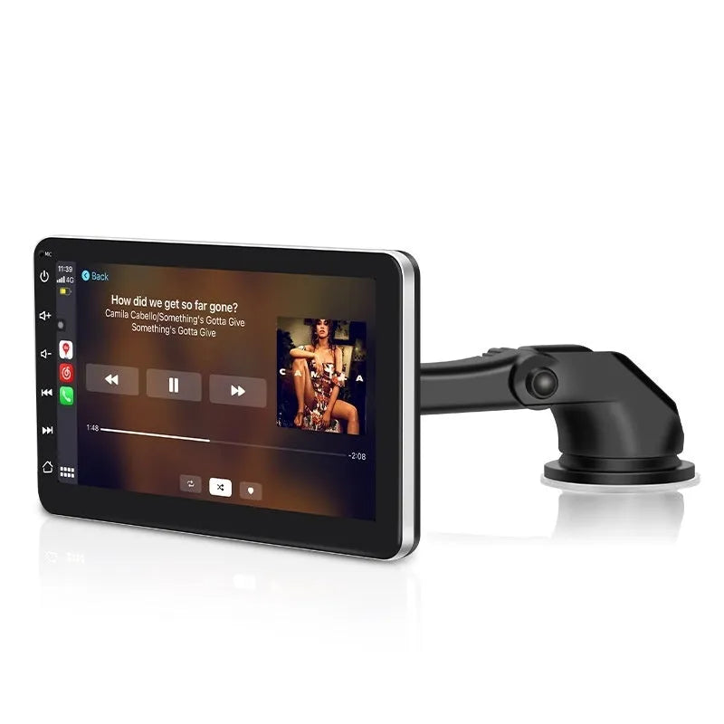 7-inch wireless car GPS navigation unit with OLED screen and universal mounting bracket