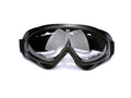 X400 motorcycle windshield sand goggles with PC lens and ventilation system in transparent colour
