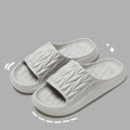 Leaf texture design EVA household slippers in multiple colours with non-slip sole