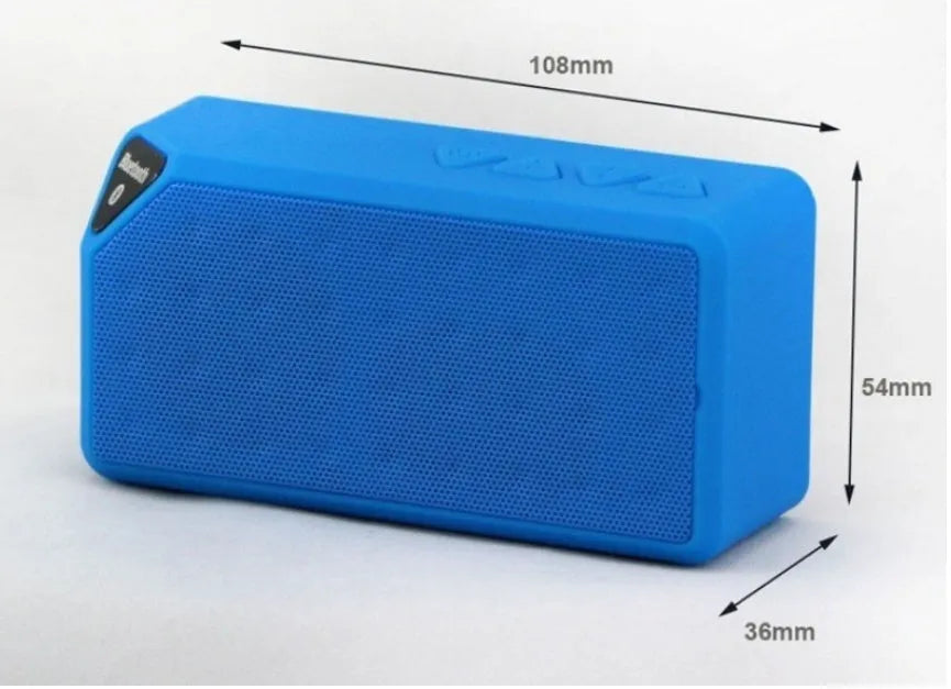 Cannon X3 Wireless Bluetooth cube speaker in multiple colours with compact portable design