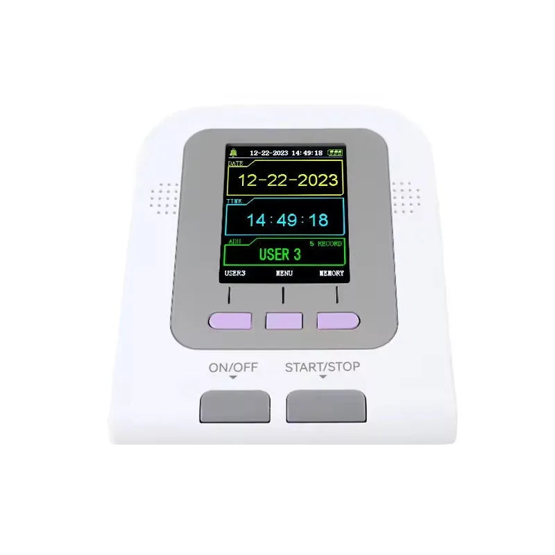 CONTEC08A veterinary digital blood pressure monitor with colour display and three cuff sizes