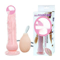 Strong suction cup female toy in flesh colour with 200mm length