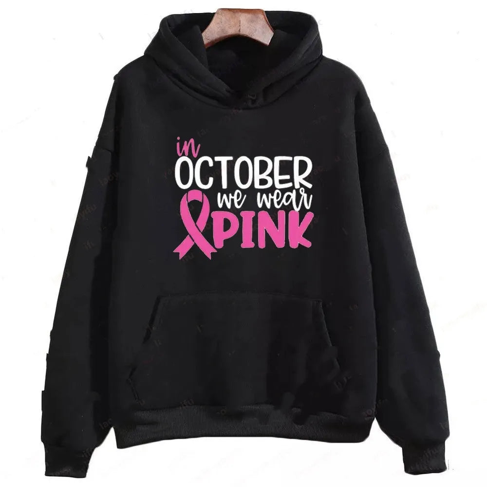 Survivor themed pullover hoodie with retro hot stamp art pattern and side seam pockets.