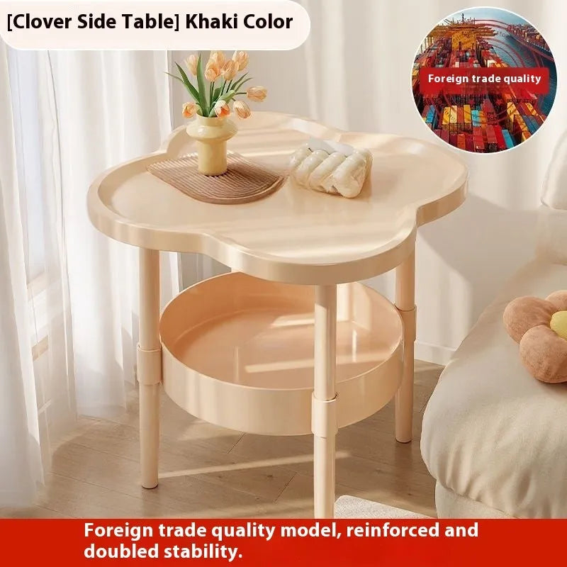 Plastic simple coffee table in Classic Coal colour, 45x39cm