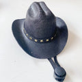 British cowboy hat for dogs and cats with decorative trim options