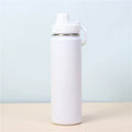 Dopamine colour scheme 710ml stainless steel insulated fitness yoga water bottle with rope