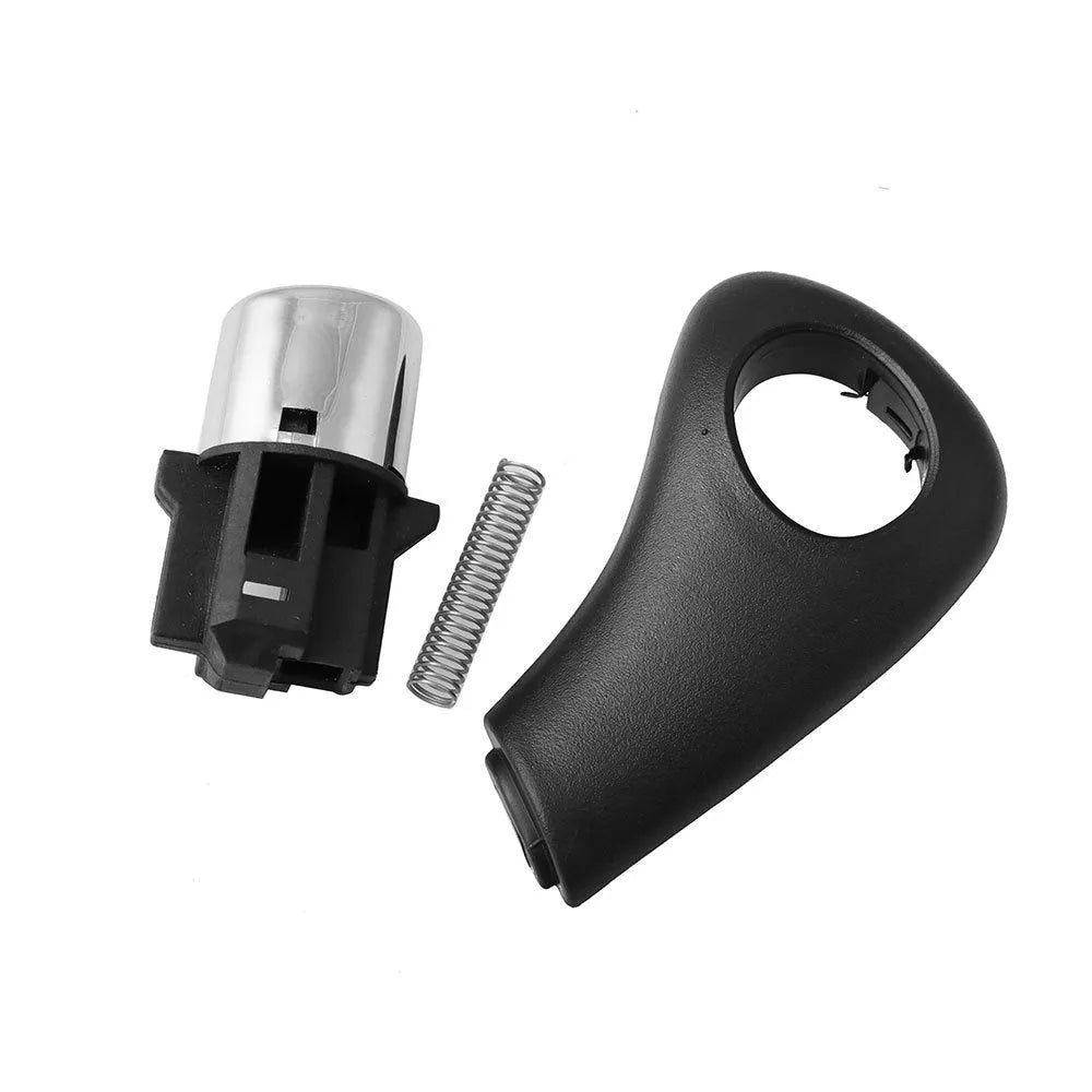 Black ABS plastic gear shift button replacement kit for 2003-2005 Honda Accord