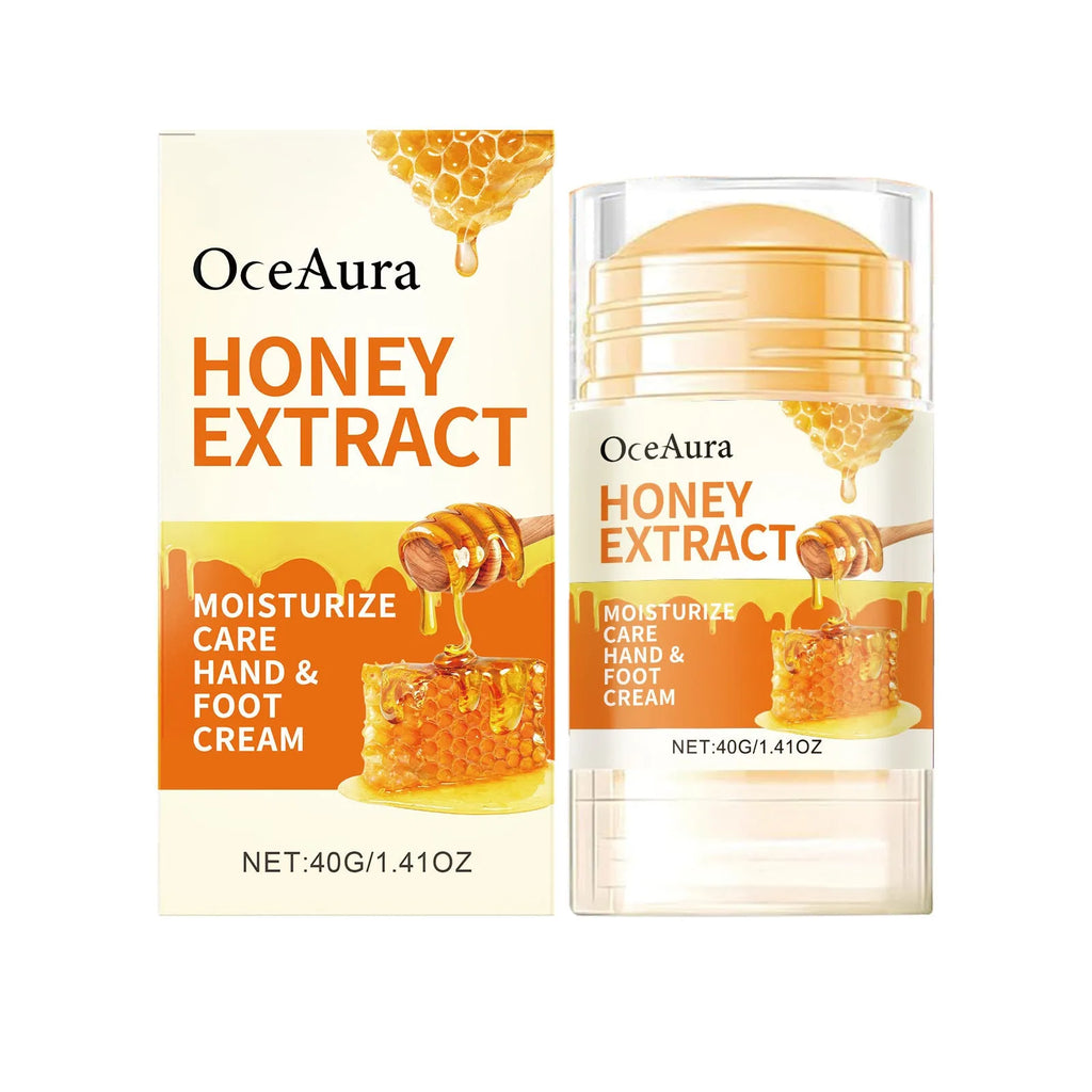 OCEAURA Honey Moisturising Care Stick 40g, nourishing moisturising cream stick for heels elbows and knees