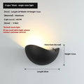 Black and white waterproof bird's nest design courtyard LED lamp with aluminium alloy shell