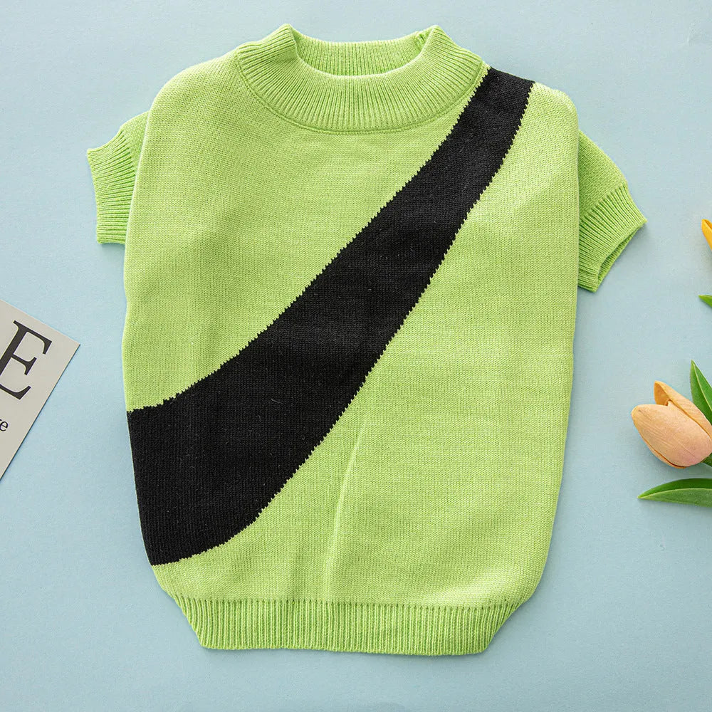 Casual wool dog jumper for Corgis and Poodles in various colours and sizes.