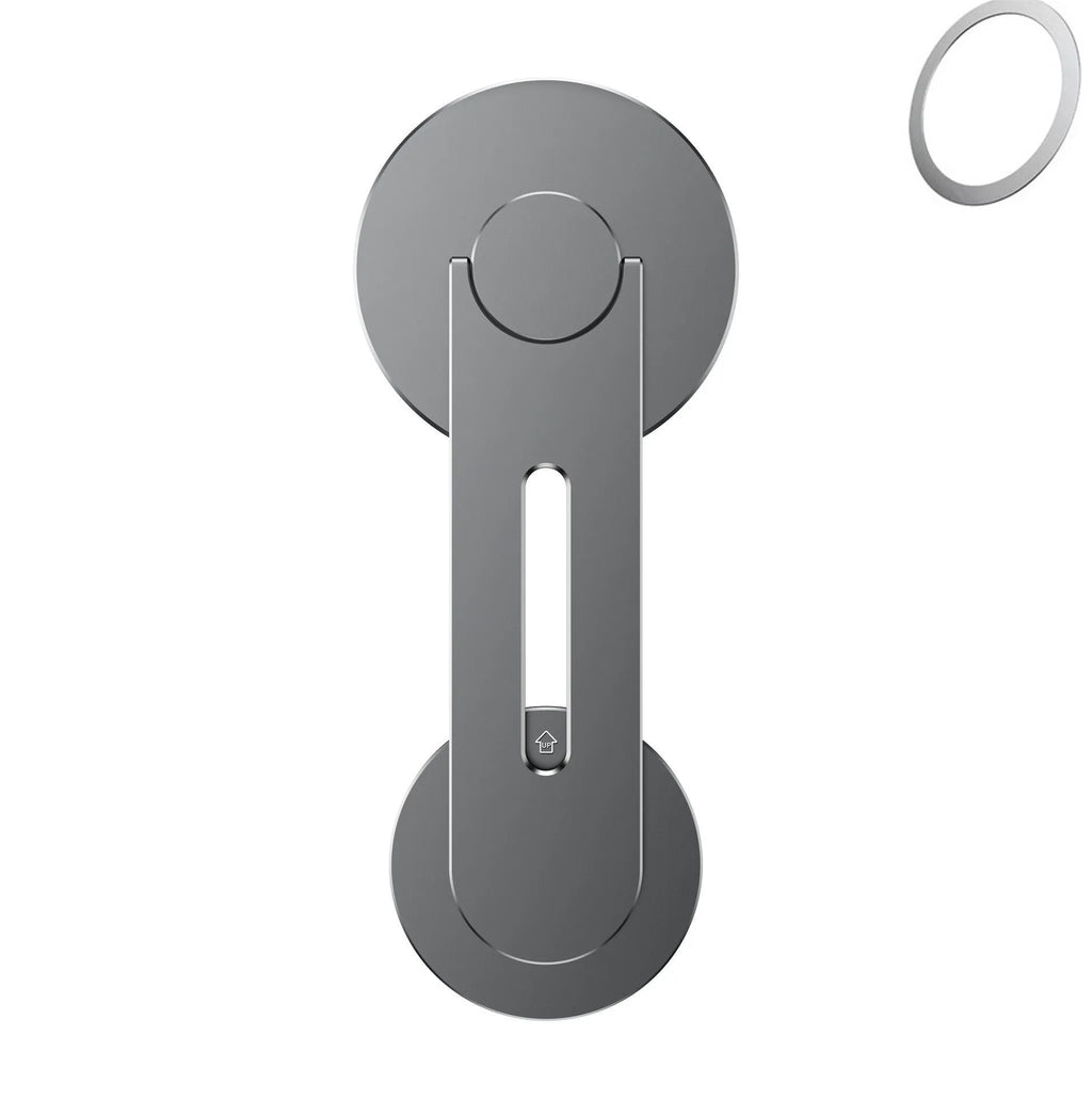 Aluminium alloy magnetic car phone holder with suction mount for Tesla vehicles