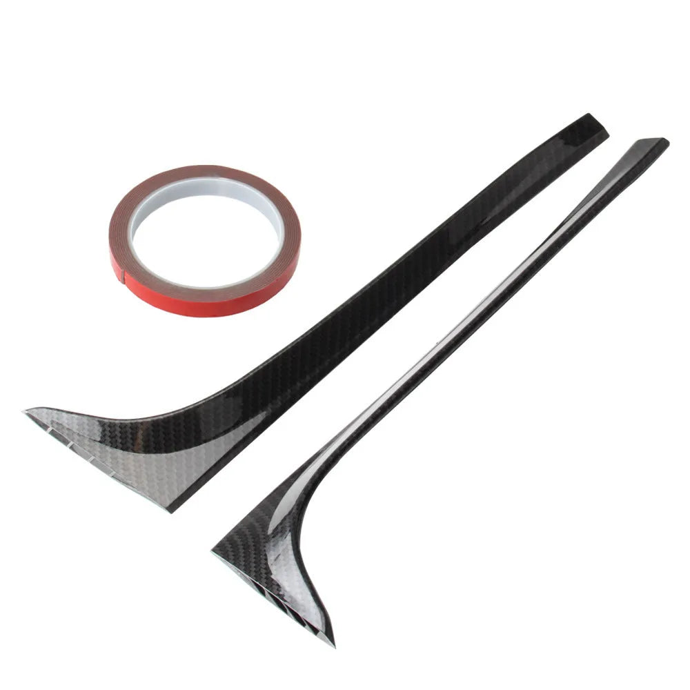 Glossy black rear window spoiler wing for Volkswagen Golf 7 MK7 with ABS construction