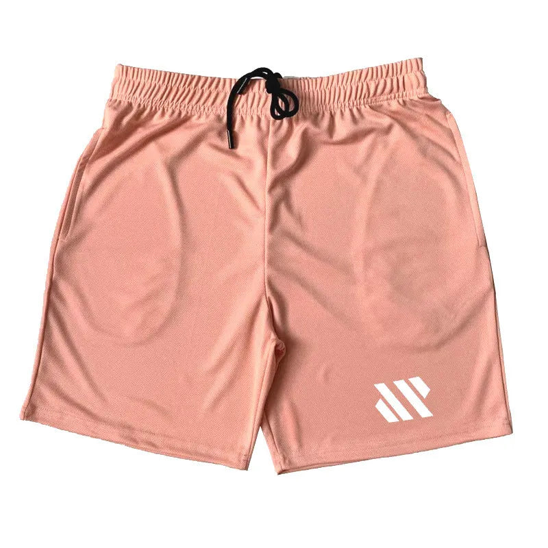 Metal silk fabric sports shorts in various colours for summer running and athletic wear