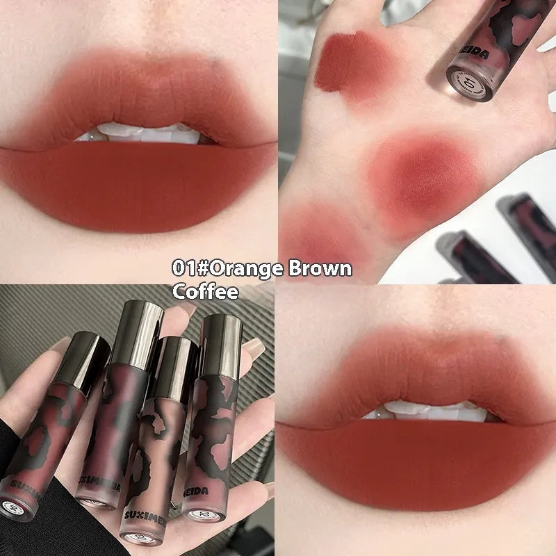 Lava Secret no-stain matte lip mud lipstick in five colour shades
