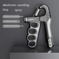 Electronic counter spring grip trainer with adjustable resistance in orange colour