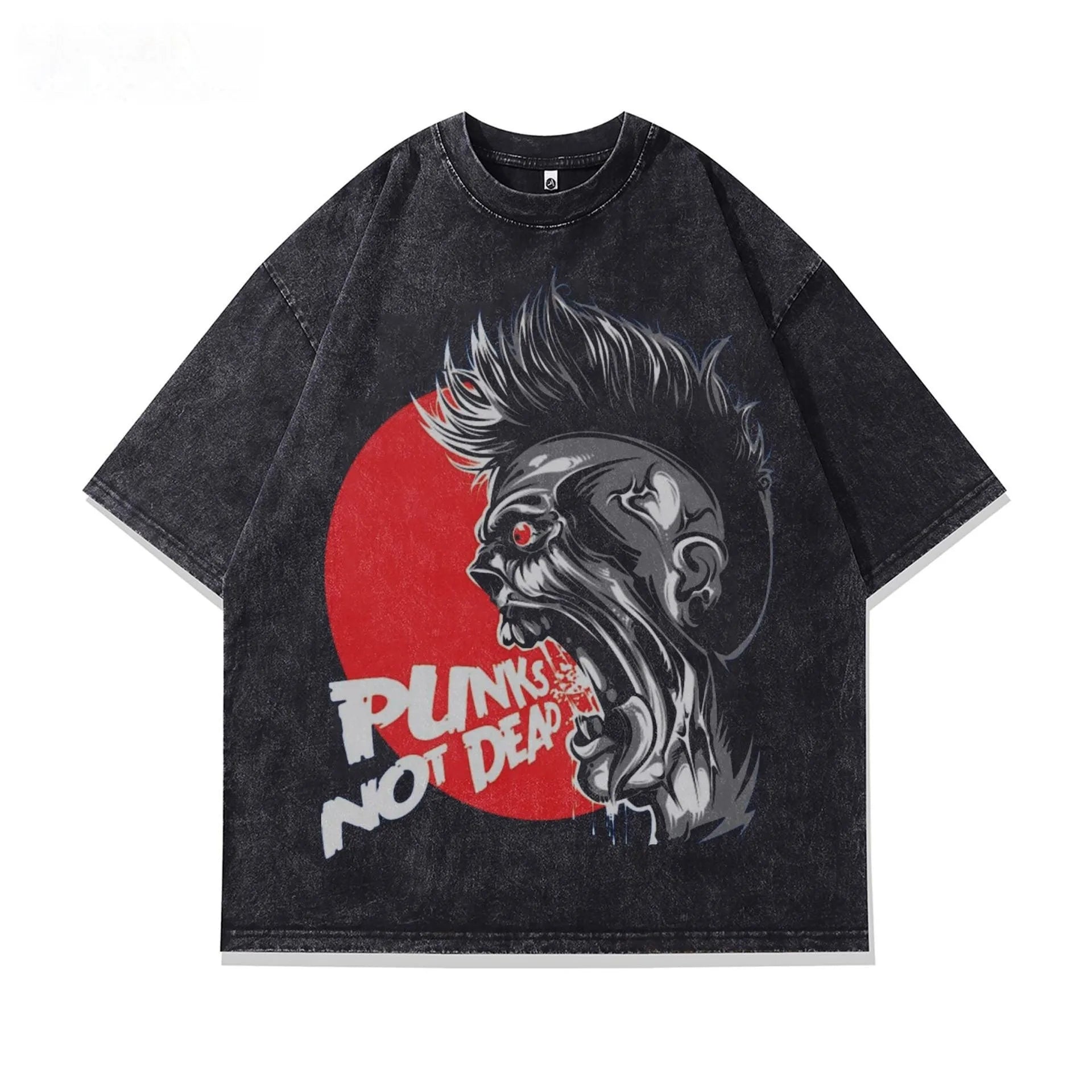 Men's character printed cotton short sleeve T-shirt with loose fit design