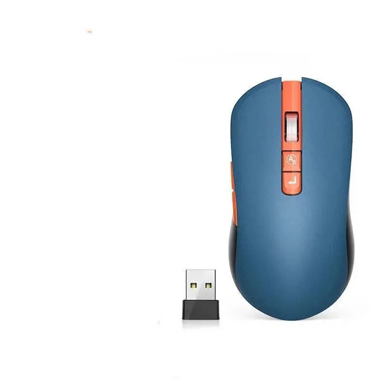 Wireless gaming mouse with voice translation microphone and seven programmable buttons