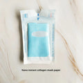 Hydrolyzed fiber filling tablet soluble facial mask non-woven fabric instant film individually bagged