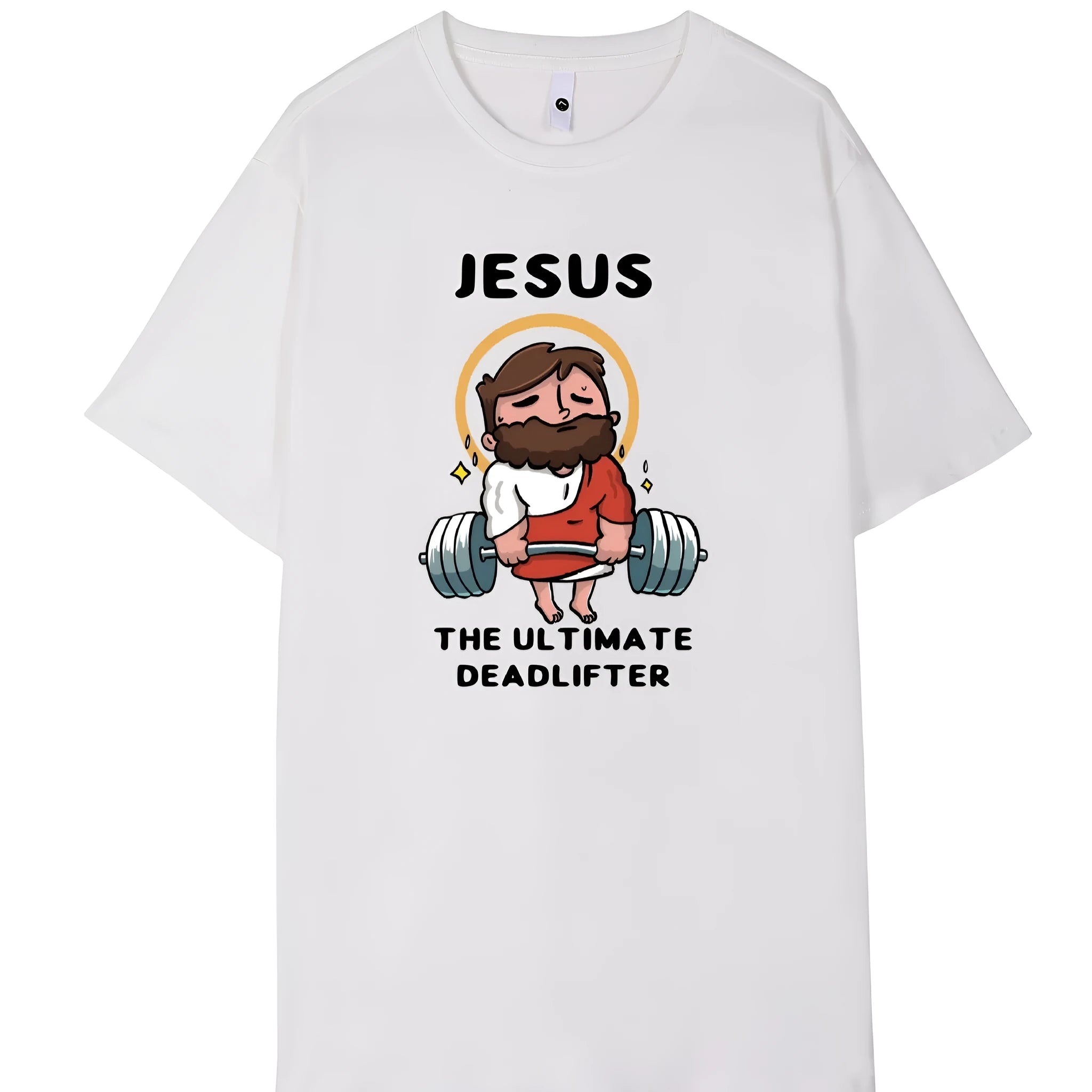 Thin pure cotton short sleeve t-shirt shown in one of seven colours: apricot, black, blue, khaki, matcha green, red, or white.