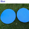 Flat circular football training marker disc in bright colours measuring 23cm diameter