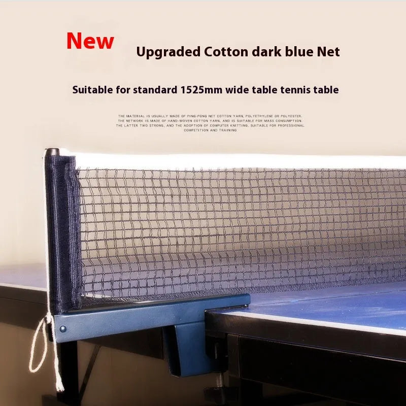 Table tennis post set with universal large clip for various table types, aluminium alloy construction