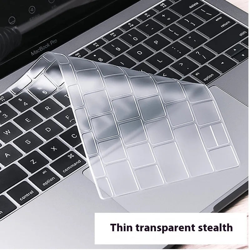 MacBook silicone keyboard cover with high-definition printing for Air11 and Pro16/14 models in multiple colours