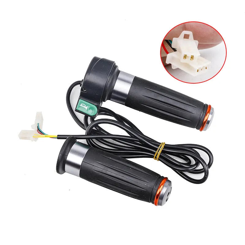 Three-speed rotating electric handle with speaker for three-wheel refuelling vehicle in gold red silver or black