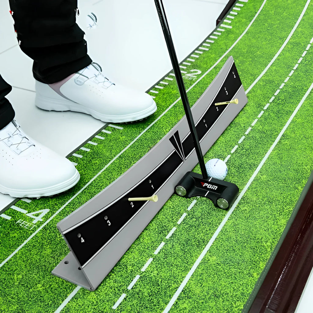 Adjustable PVC golf putter balance simulator for putting stroke training