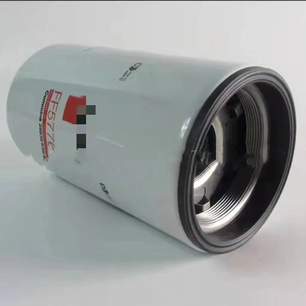 FF5776 white metal diesel fuel filter element with folding design for automotive engine systems