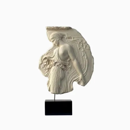 Italian-style wine goddess resin sculpture ornament measuring 35cm tall