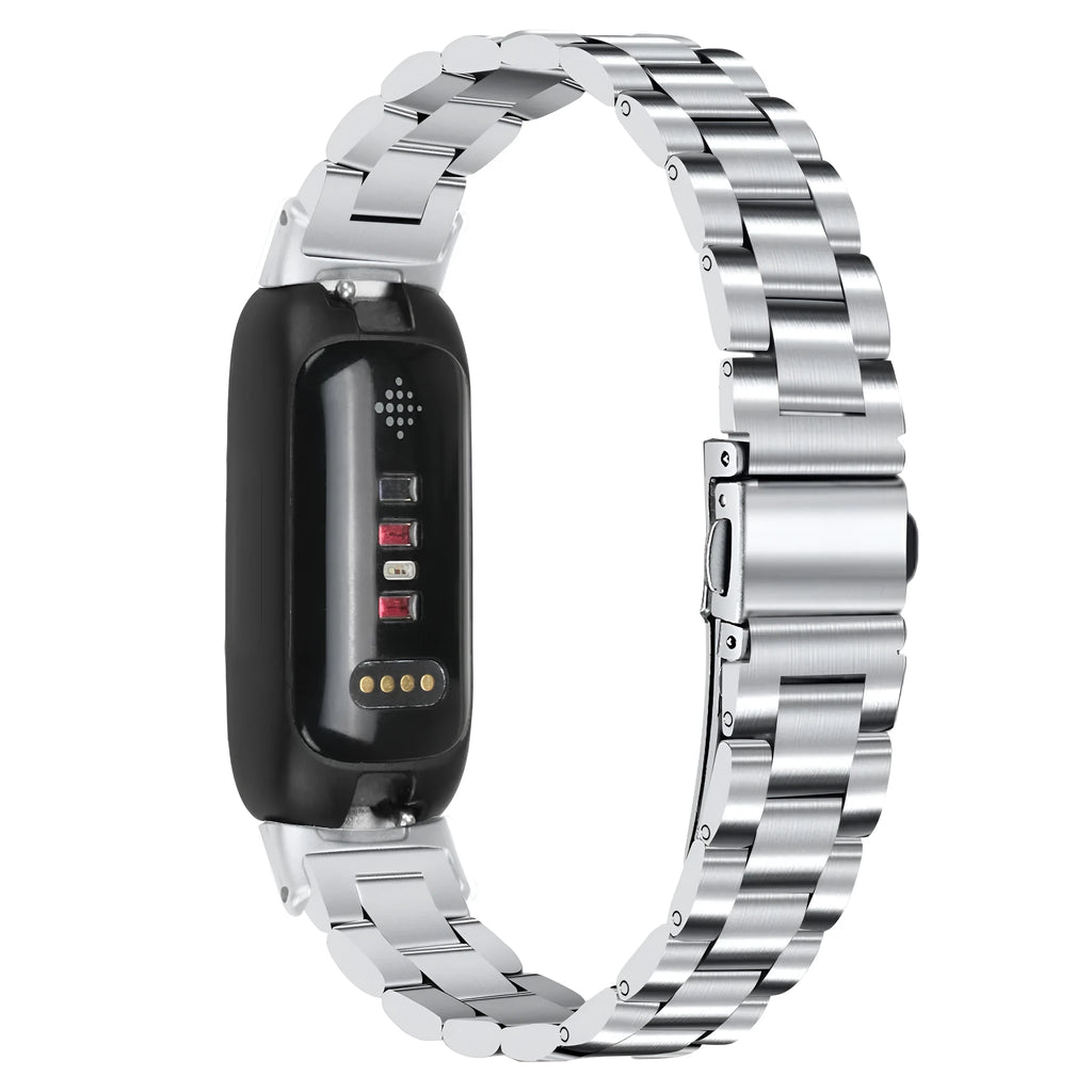 Huawei Watch Inspire 3 stainless steel replacement strap showing 12mm connection point and 175mm length