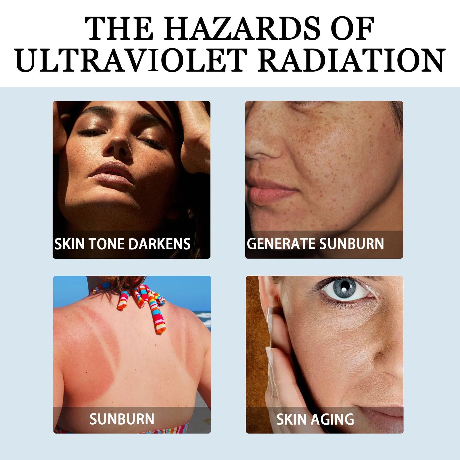 30g tube of moisturising protective lotion with UV isolation for export markets