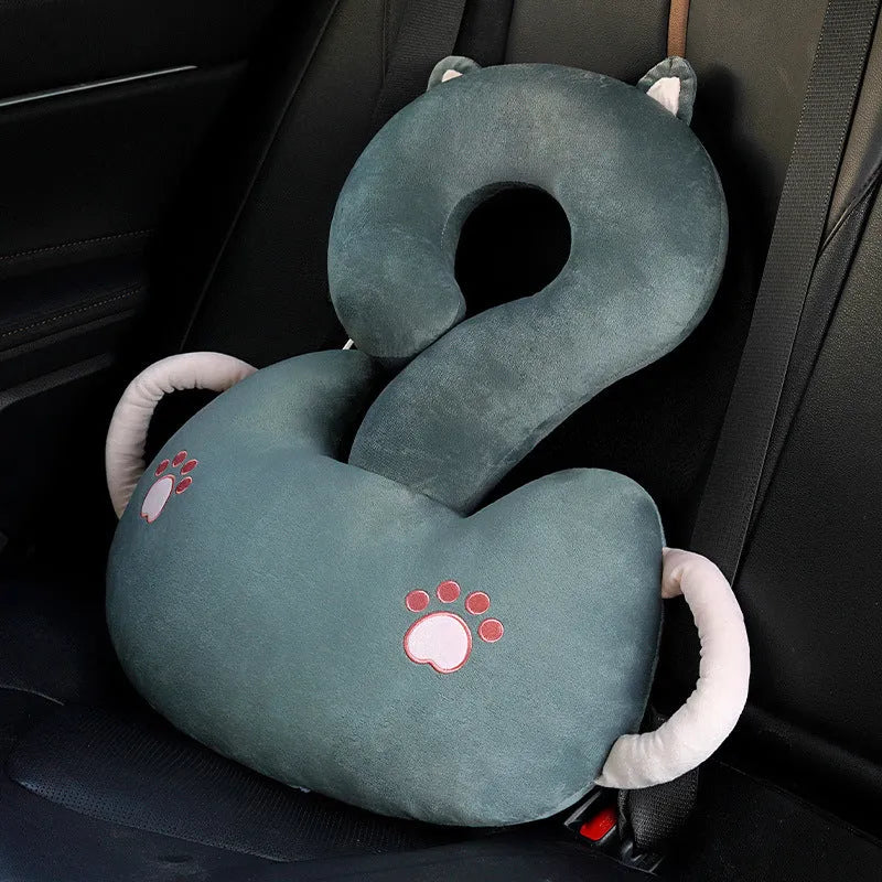 Cartoon animal design cushion pillow in square 65x65cm size with colourful animal motifs