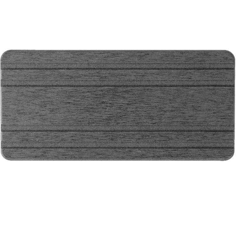 Square solid colour diatom oil bathroom countertop draining mat in three colour options