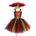 Girls pirate costume dress with sequins and lace for Halloween Pirates Of The Caribbean theme