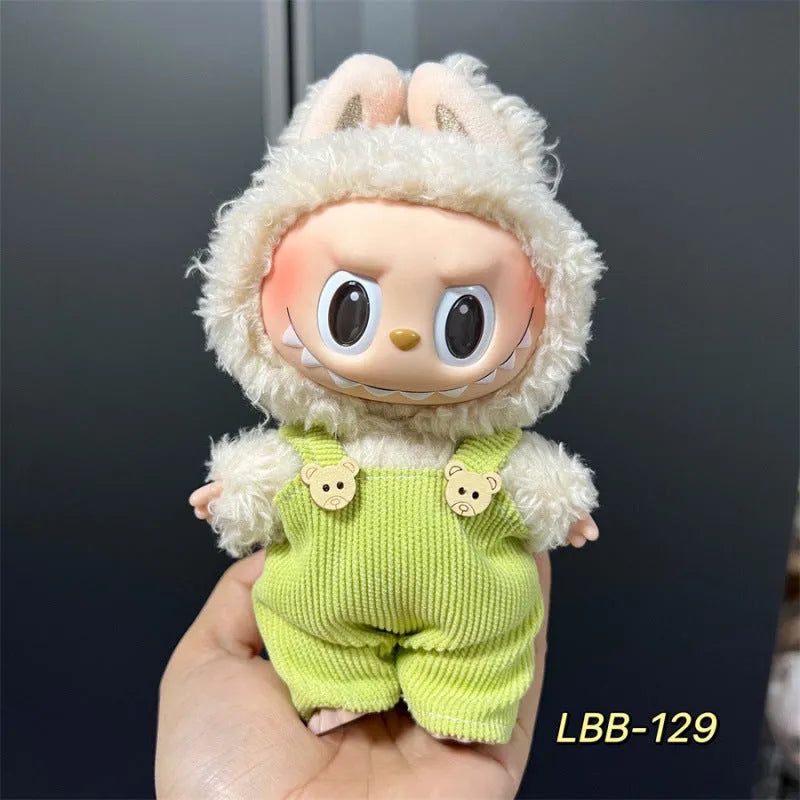 17cm plastic vinyl doll clothing set from LBB series for anime figure collections