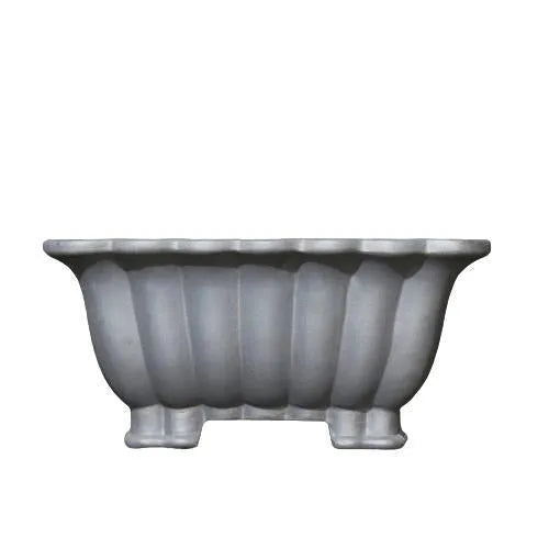 Square ceramic bonsai pot with purple sand material, 37cm inner diameter, du Xiliang colour