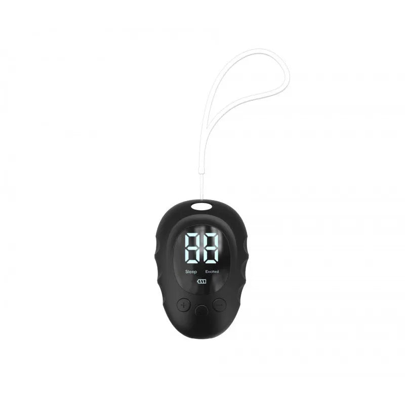 Rechargeable silicone sleep aid hand grip monitor in black, green and white colours